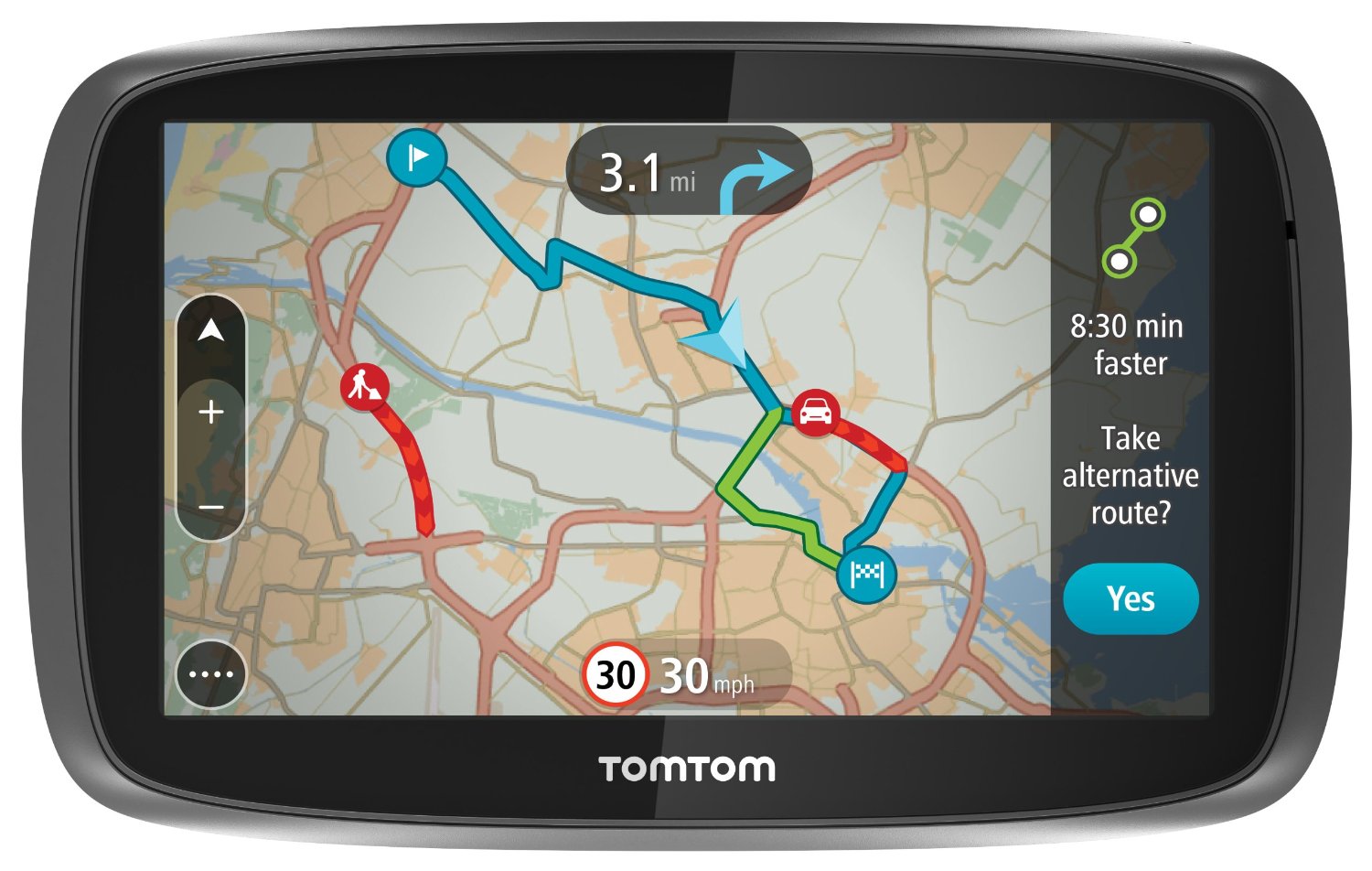 TomTom Go 500 Car Satellite Navigation Review UK